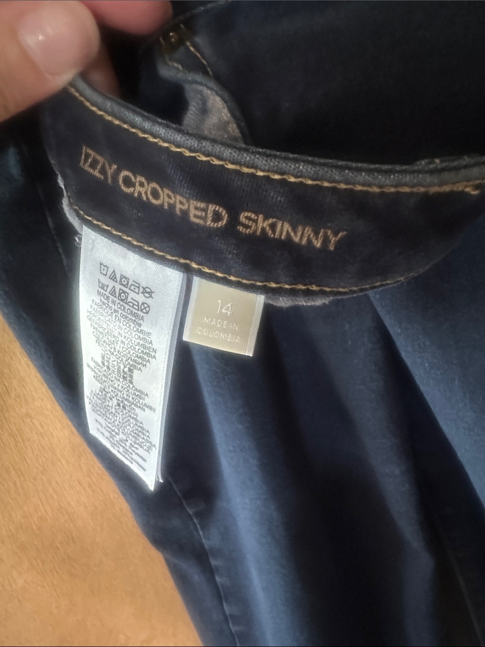 Michael Kors Dark Blue Women's Jeans Capri length - Picture 4 of 6